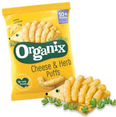 Organix Cheese Herb Puffs ΧΓ 4x15gr 3