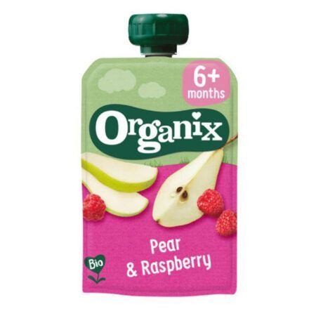 Organix Pear Raspberry 100gr