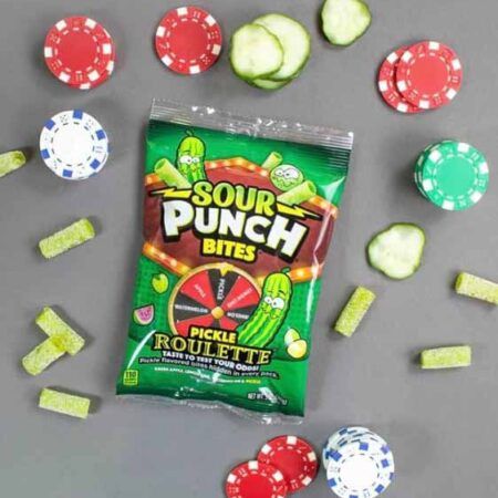 Sour Punch Bites Pickle Roulette 140gr 1