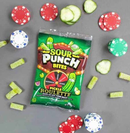 Sour Punch Bites Pickle Roulette 140gr 1