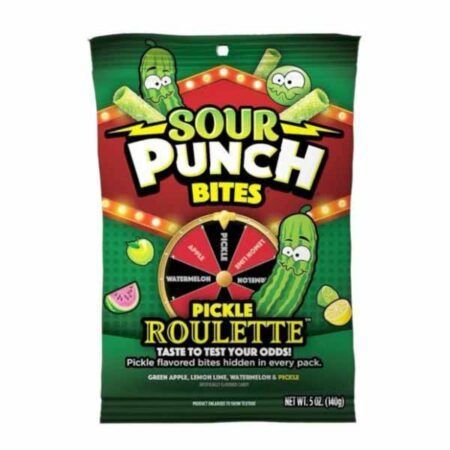 Sour Punch Bites Pickle Roulette 140gr