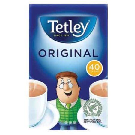 Tetley Μαύρο Τσάι Original 40 Φακελάκια 125gr