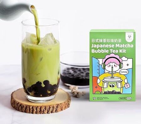 Tokimeki Japanese Matcha Bubble Tea Kit 255gr 1