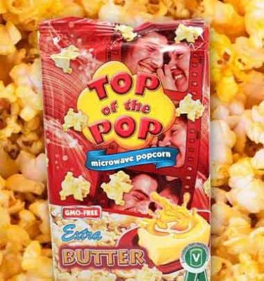 Top Of The Pop Extra Butter Flavour Microwave Popcorn 100gr 1