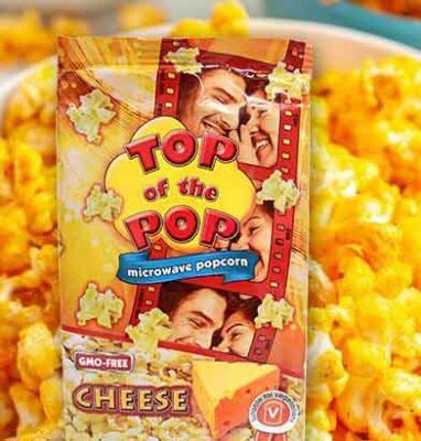 Top of the Pop Cheese Flavor Popcorn for Microwave Oven 100gr 1
