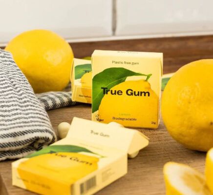 True Gum Τσίχλες Με Γεύση Lemon Χωρίς Ζάχαρη 21gr 2