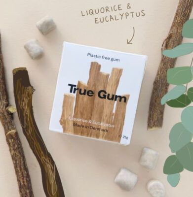True Gum Τσίχλες Με Γεύση Liquorice Eucalyptus Χωρίς Ζάχαρη 21gr 1