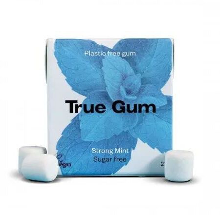 True Gum Τσίχλες Με Γεύση Strong Mint Χωρίς Ζάχαρη 21gr 2