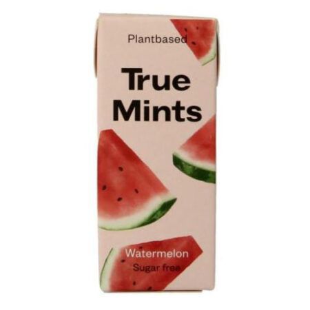 True Mints Watermelon Καραμέλες Χωρίς Ζάχαρη Με Γεύση Καρπούζι 13gr