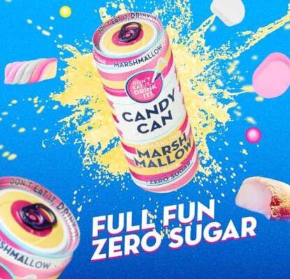 Candy Can Marshmallow Zero Sugar ΧΓ 330ml 1