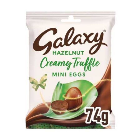 Galaxy Mini Egg Truffles Hazelnut 74gr