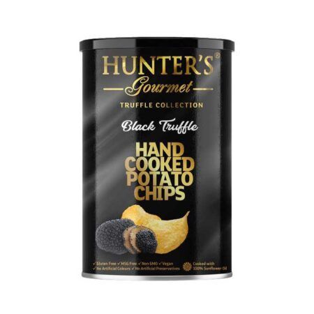 Hunters Gourmet Potato Chips Black Truflle ΧΓ 150gr