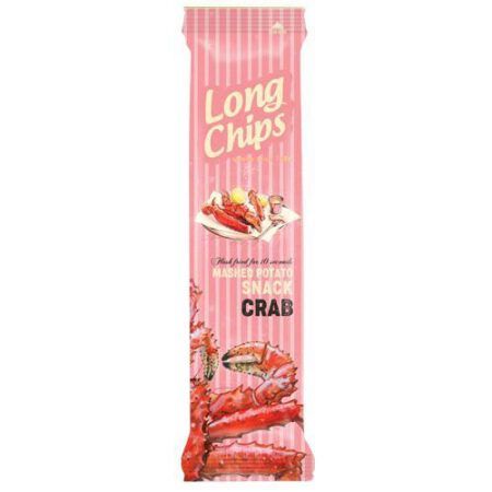 Long Chips Mashed Potato Snack Crab 75gr