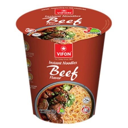 Instant Cup Noodles Beef Flavour 60gr Greek Deli Goods Premium Snacks And Foods 1