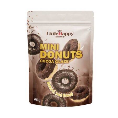 The Little Happy Bakery Mini Donuts Cocoa Glaze 200gr